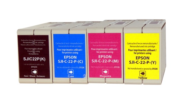 alternatives EPSON Multipack SJIC22P (BK/C/M/Y)